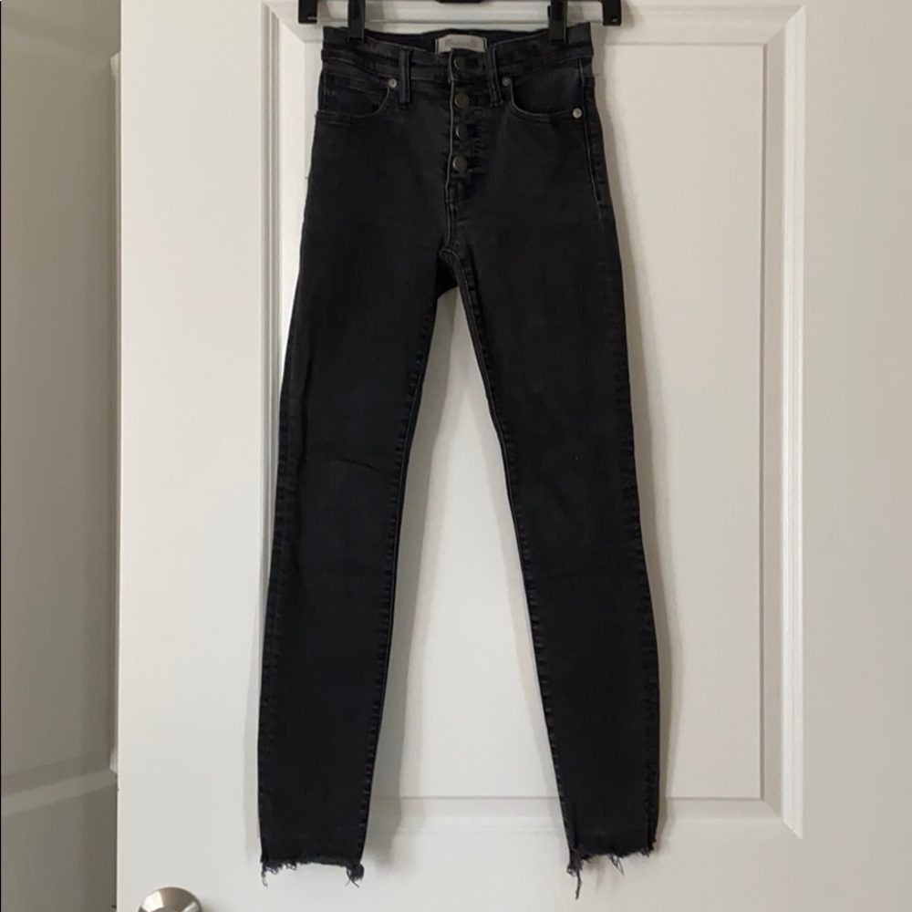 Madewell high rise dark denim